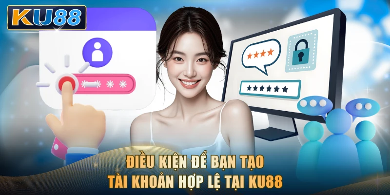 Điều kiện để bạn tạo tài khoản hợp lệ tại KU88