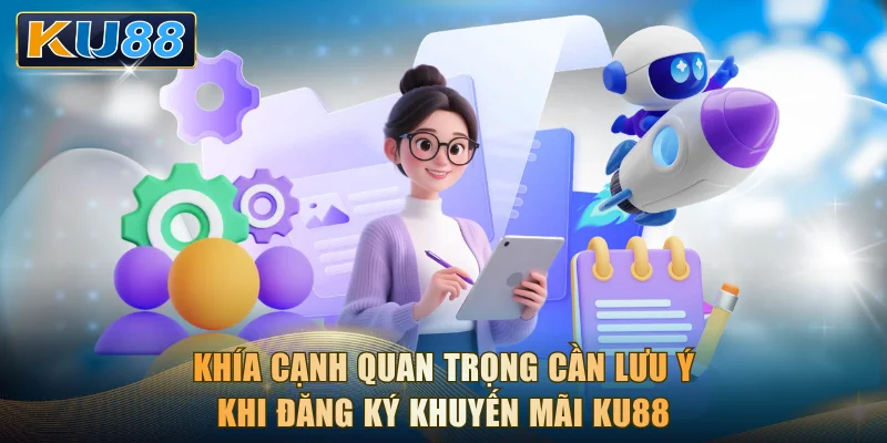 Khía cạnh quan trọng cần lưu ý khi đăng ký khuyến mãi KU88